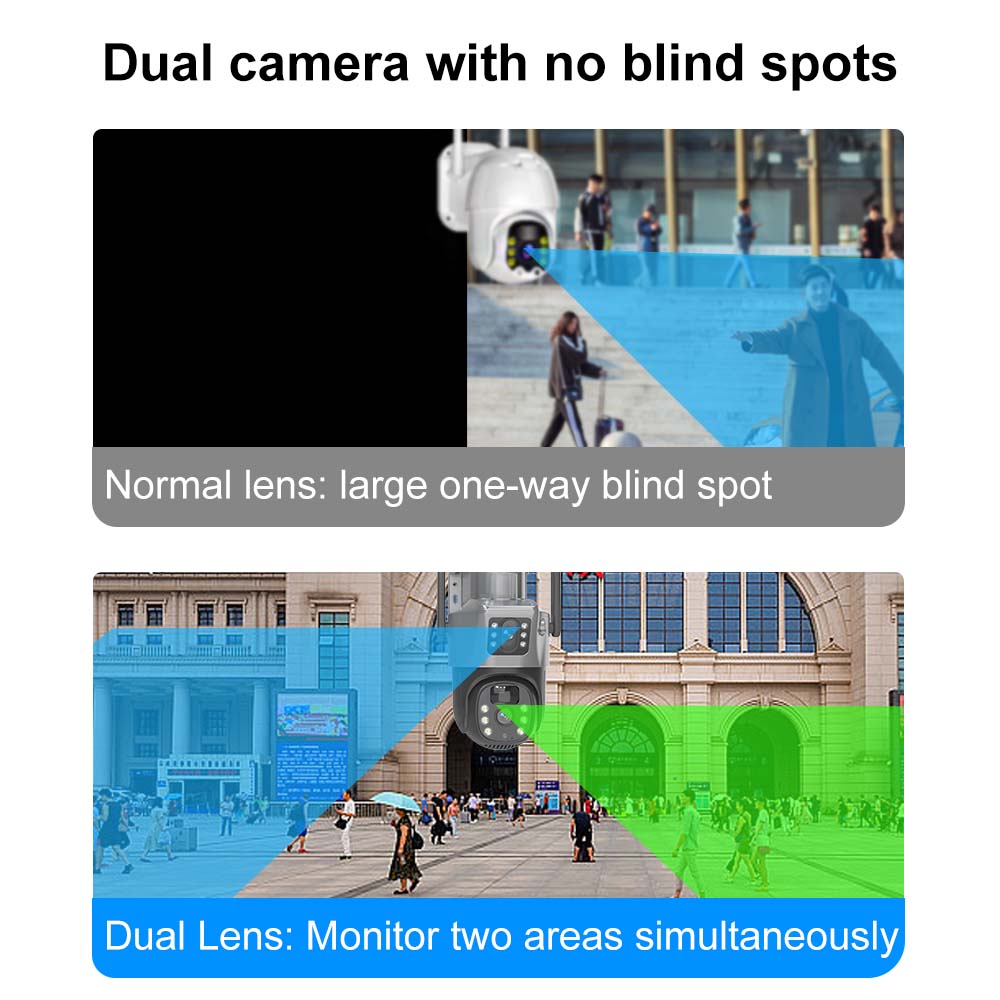 • كاميرة مراقبة 360 تعمل بالطاقة الشمسية - الصورة 4