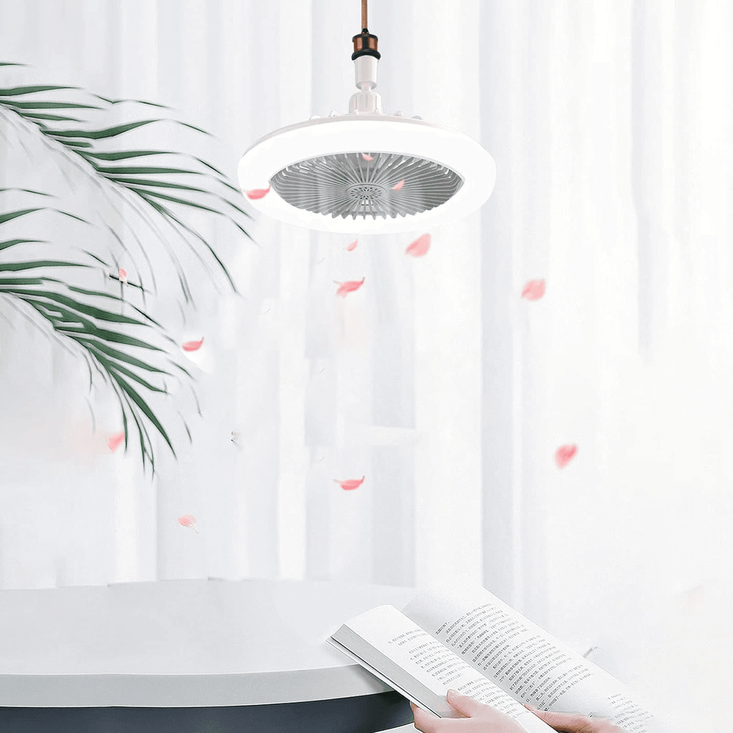 عرض قطعتين بانكه سقف بمصباح LED - الصورة 4