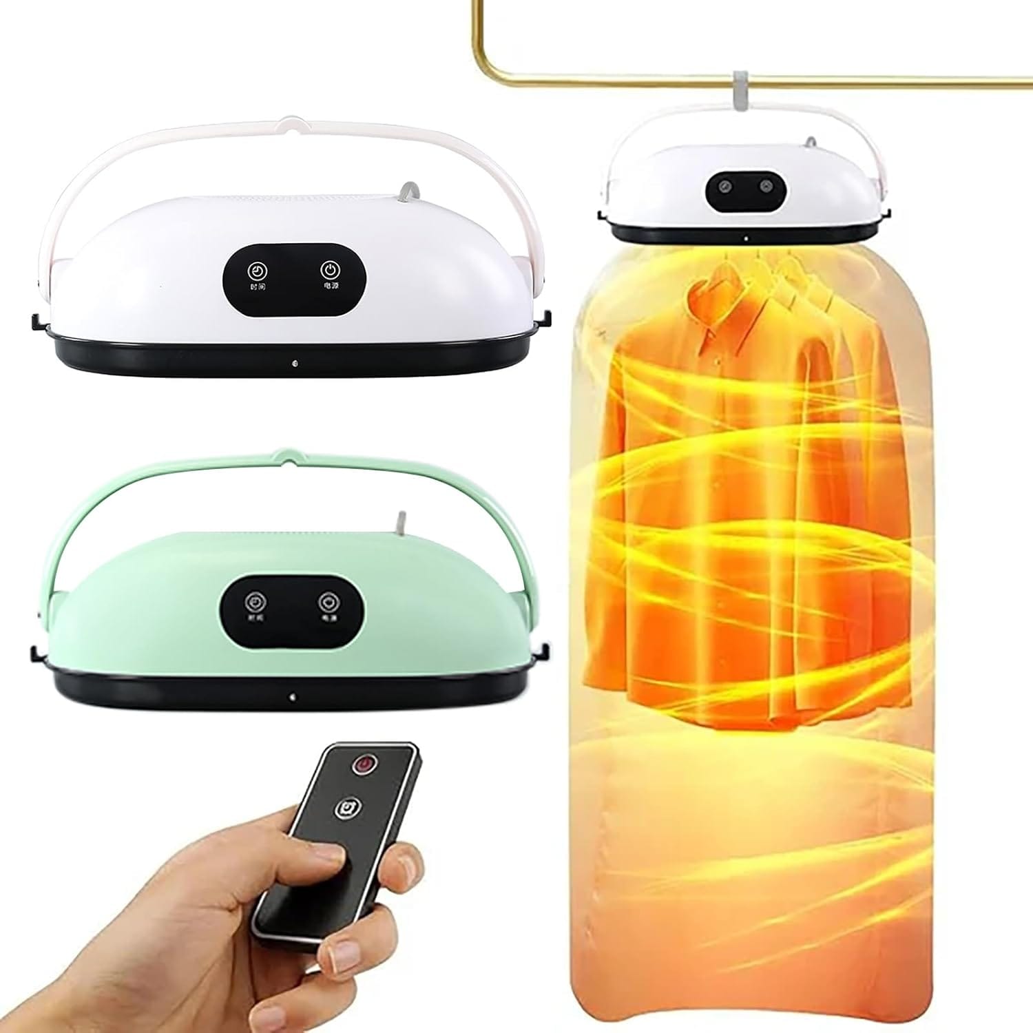 مجفف ملابس محمول ضمان 6 أشهر - الصورة 4