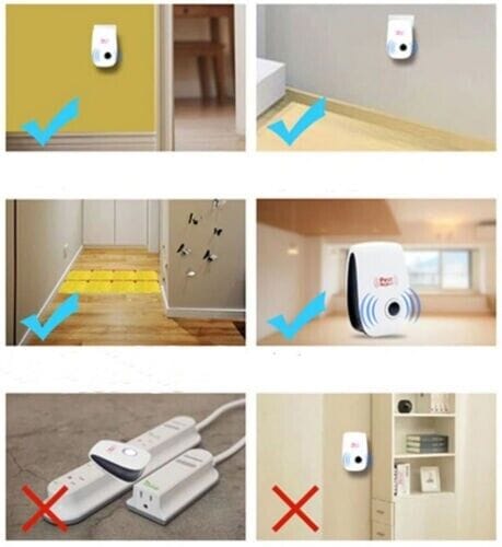 عرض قطعتين جهاز طارد الحشرات Pest Reject بضمان