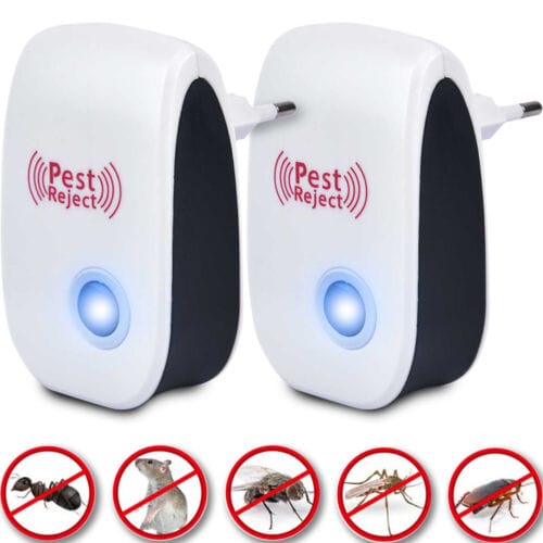 عرض قطعتين جهاز طارد الحشرات Pest Reject بضمان - الصورة 3