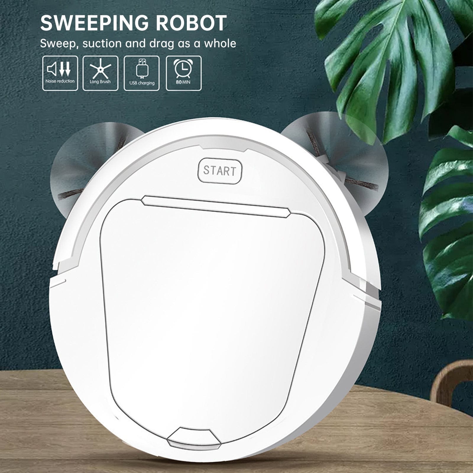 مكنسة روبوت Smart Home ضمان 6 أشهر - الصورة 6