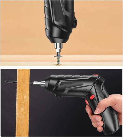 عرض منشار كهربائى ببطارية + مفك براغى 48 قطعه شحن - الصورة 6